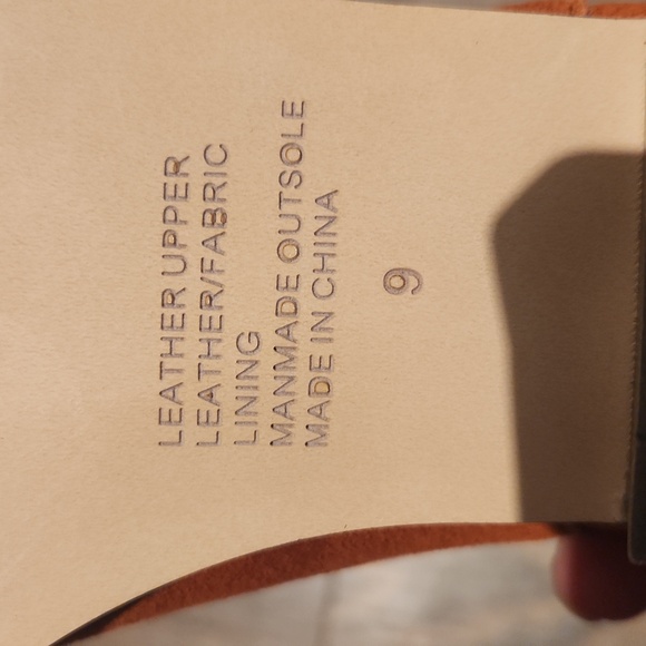 Intentionally Blank Keri Style Suede Western Boot NWOB in Henna Women's Size 9 - Picture 3 of 4